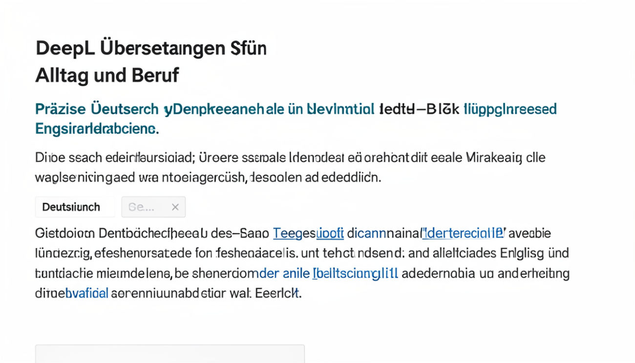 DeepL Deutsch Englisch
